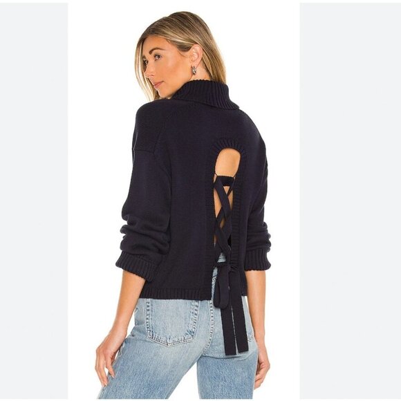 REVOLVE 525 Laced Back Turtleneck Sweater XS NWT - Picture 13 of 13